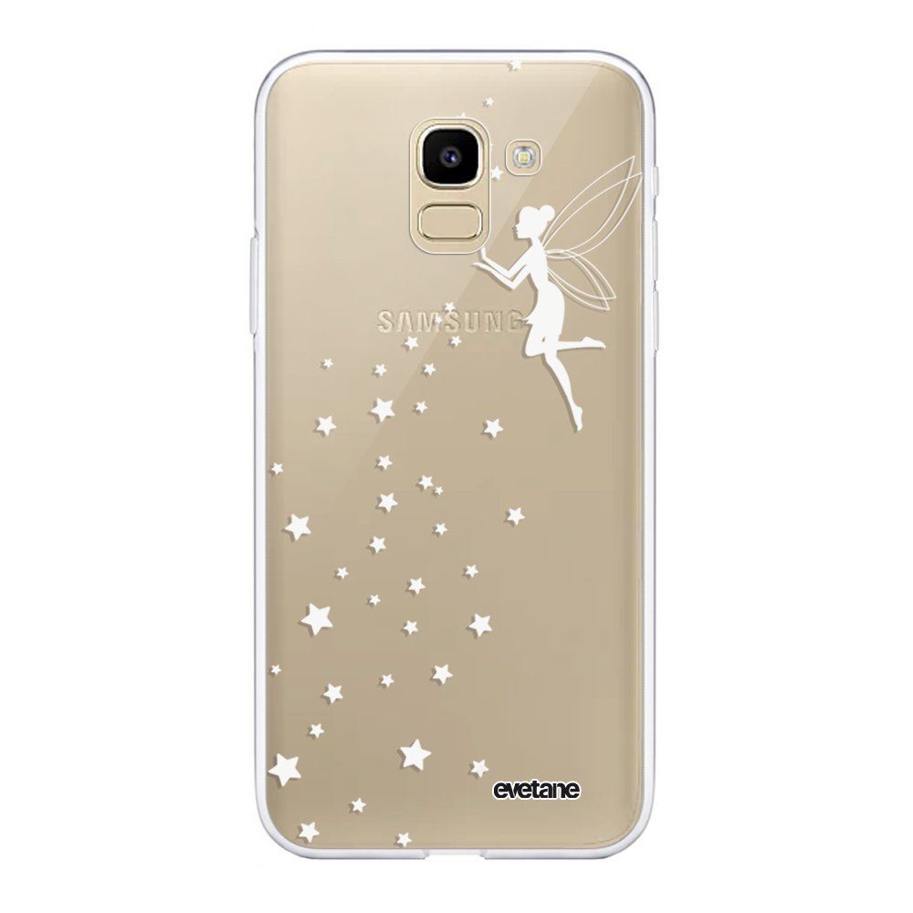 Evetane - Coque Samsung Galaxy J6 2018 360 intégrale transparente Fée Blanche Ecriture Tendance Design Evetane. - Coque, étui smartphone