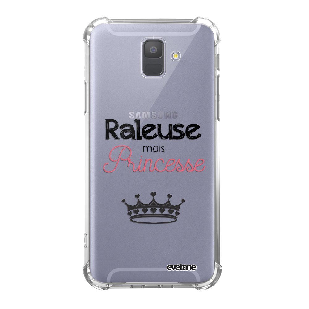Evetane - Coque Samsung Galaxy A6 2018 anti-choc souple avec angles renforcés transparente Raleuse mais princesse Evetane - Coque, étui smartphone