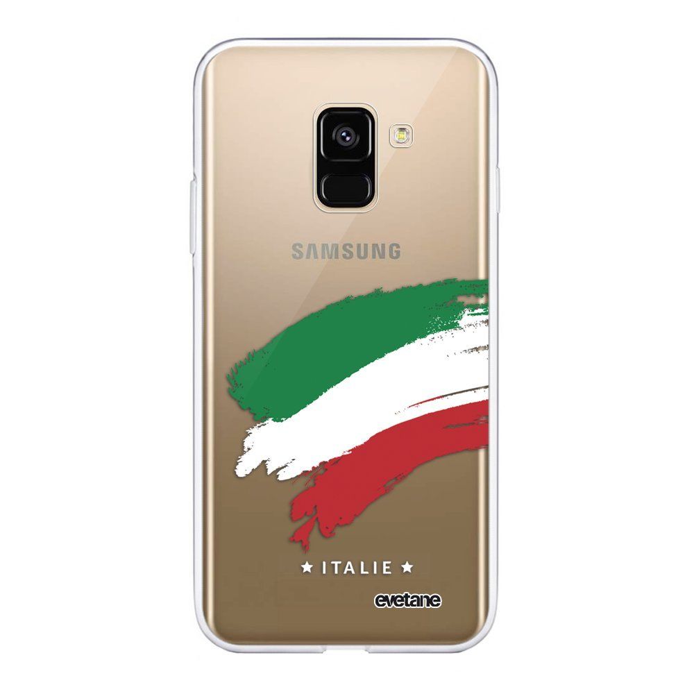 Evetane - Coque Samsung Galaxy A8 2018 360 intégrale Italie Ecriture Tendance Design Evetane. - Coque, étui smartphone