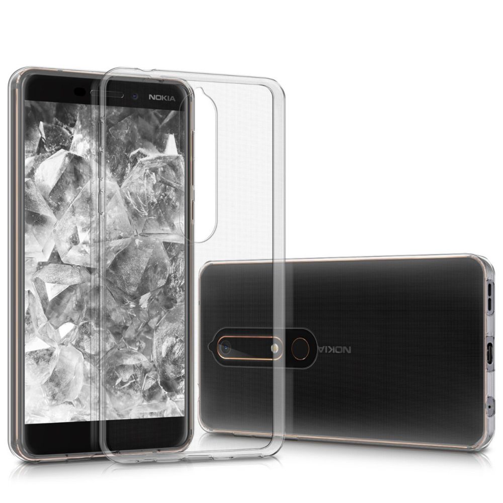 Cabling - CABLING® Coque Nokia 6.1 - Coque pour Nokia 6 (2018) - Housse protectrice en Plastique Souple Transparent - Coque, étui smartphone