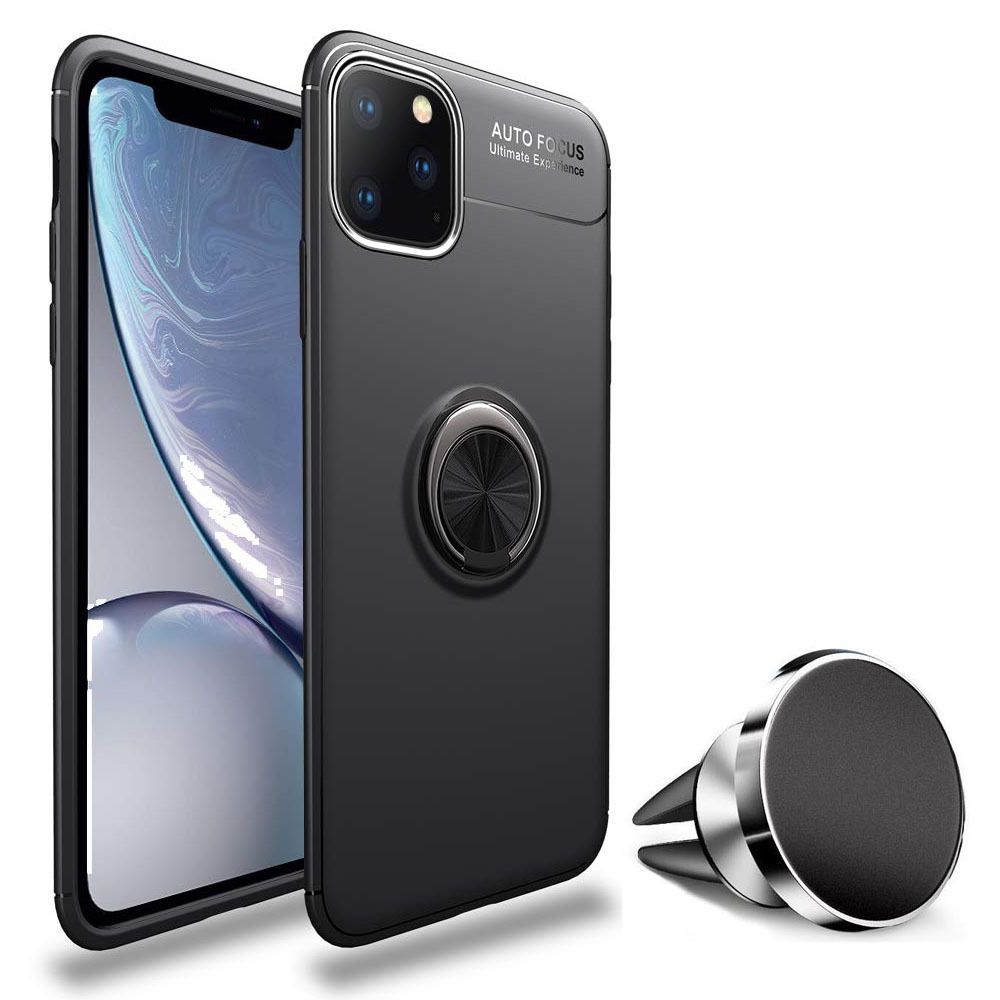 Xeptio - Pack Coque magnétique aimantée Housse Protection Apple iPhone 11 PRO 5,8 pouces 2019 avec Support Stand Voiture - Protection écran smartphone