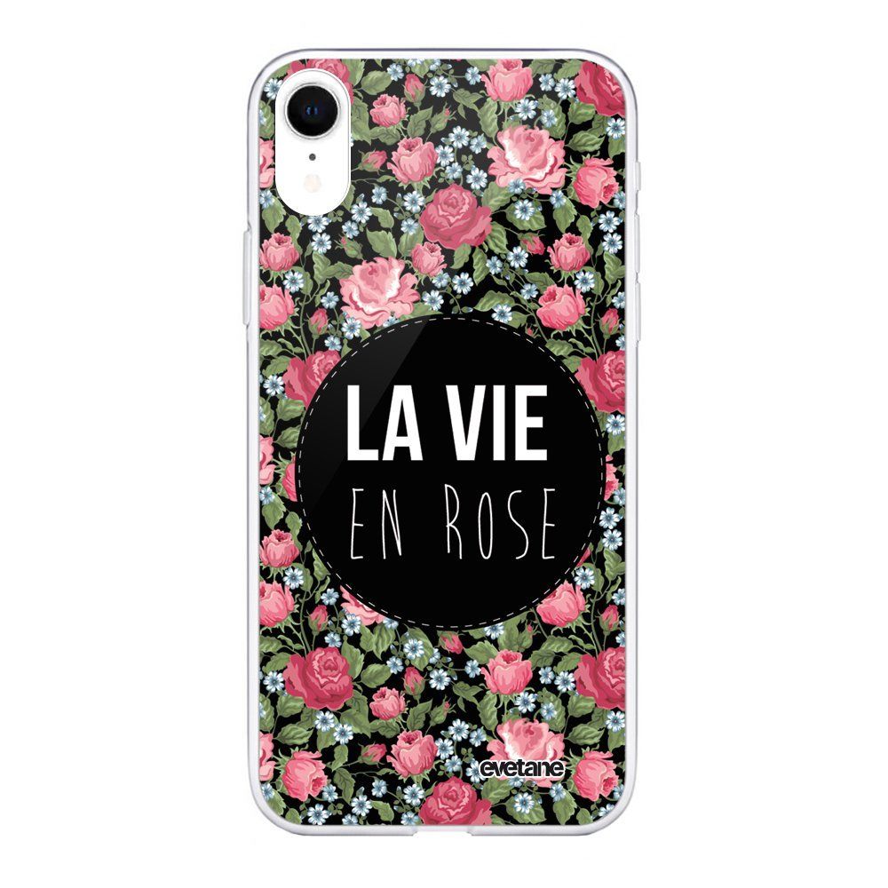Evetane - Coque iPhone Xr 360 intégrale La Vie en Rose Ecriture Tendance Design Evetane. - Coque, étui smartphone