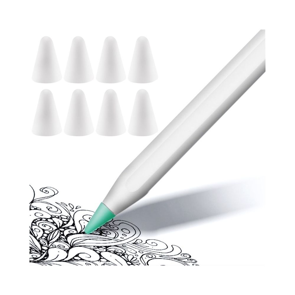 Wewoo - Protège-plumes résistant à l'usure pour PC à crayons anti-glisseanti-glisse8 PCS 1/2 - Autres accessoires smartphone