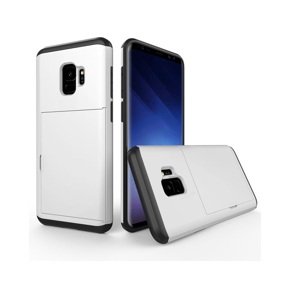 Wewoo - Coque renforcée blanc pour Samsung Galaxy S9 TPU + PC Dropproof étui de protection arrière avec fente carte - Coque, étui smartphone