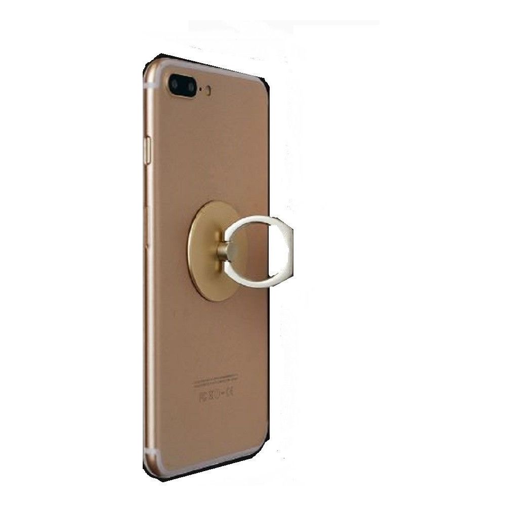 Sans Marque - Bague adhésive metalique support main anneau ozzzo or gold pour Cagabi One - Autres accessoires smartphone