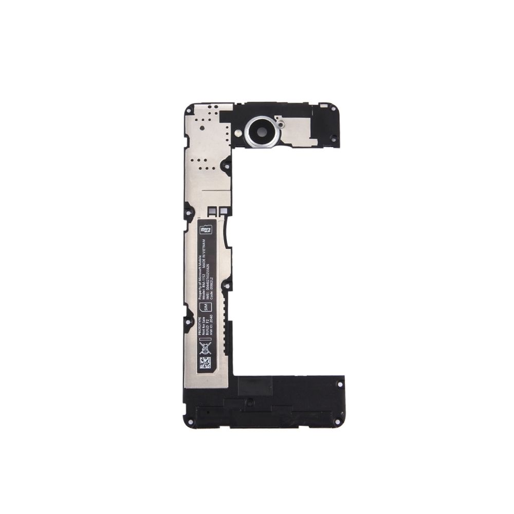 Wewoo - Pour Microsoft Lumia 650 panneau de lentille de caméra de logement de plaque arrière pièce détachée - Autres accessoires smartphone
