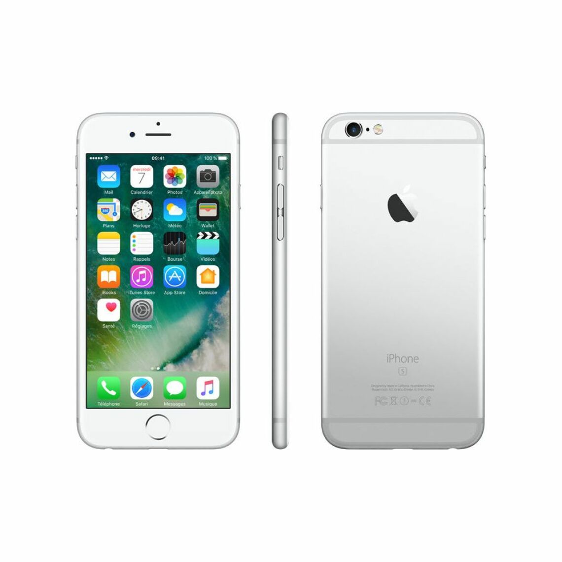 Apple - iPhone 6S 64 Go Argent - iPhone