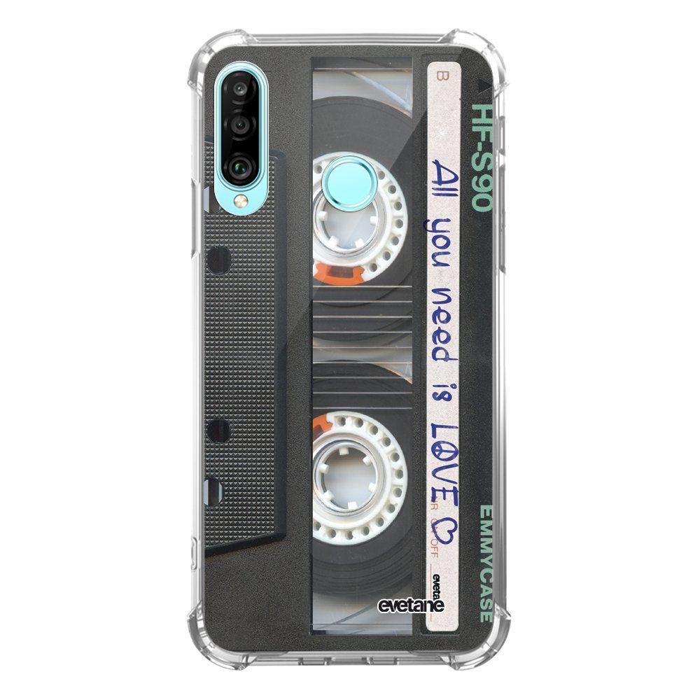 Evetane - Coque Huawei P30 Lite anti-choc souple avec angles renforcés transparente Cassette Evetane - Coque, étui smartphone