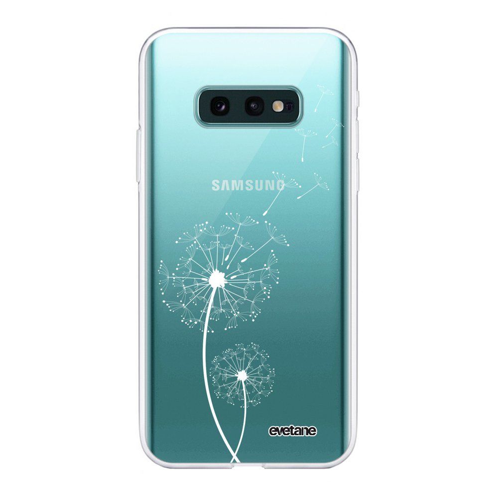 Evetane - Coque Samsung Galaxy S10e souple transparente Pissenlit blanc Motif Ecriture Tendance Evetane. - Coque, étui smartphone