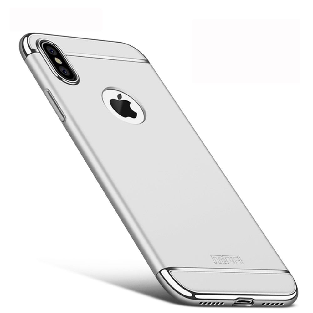 marque generique - Coque amovible 3 en 1 silver pour Apple iPhone X - Autres accessoires smartphone