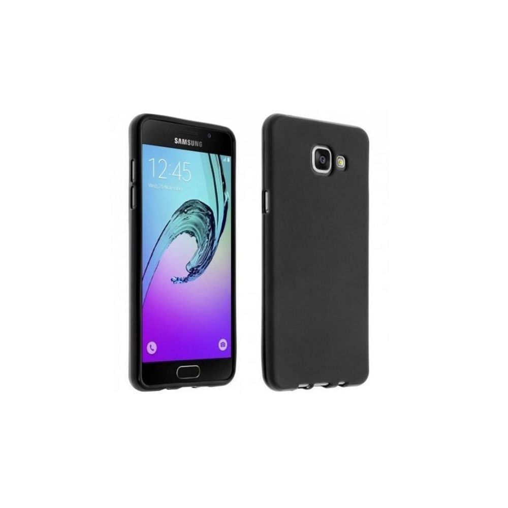 marque generique - Coque Silicone Noir Gel TPU Ultra Slim Ultra Souple pour Samsung Galaxy A3 2017 - Coque, étui smartphone