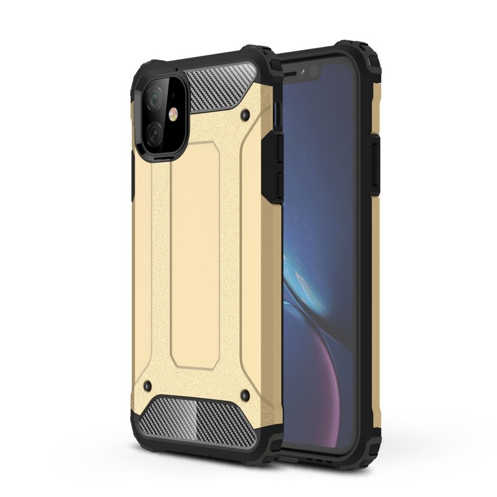 marque generique - Coque en TPU garde blindée hybride or pour votre Apple iPhone 6.1 pouces (2019) - Coque, étui smartphone