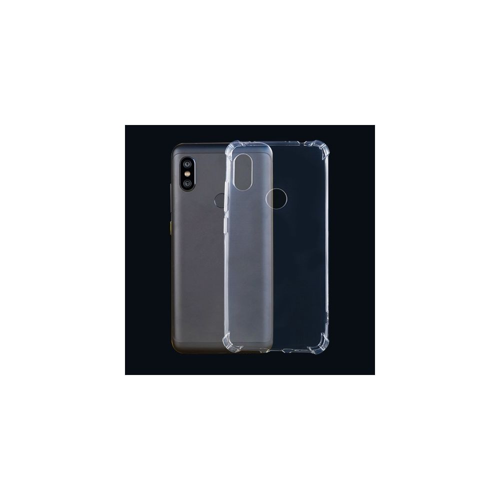 Wewoo - Coque Souple Pour Xiaomi Redmi Note 6 Étui en TPU transparent ultra-mince à quatre angles - Coque, étui smartphone