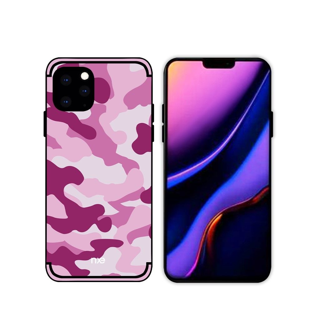 Nxe - Coque en TPU camouflage rose pour votre Apple iPhone XR 6.1 pouces - Coque, étui smartphone