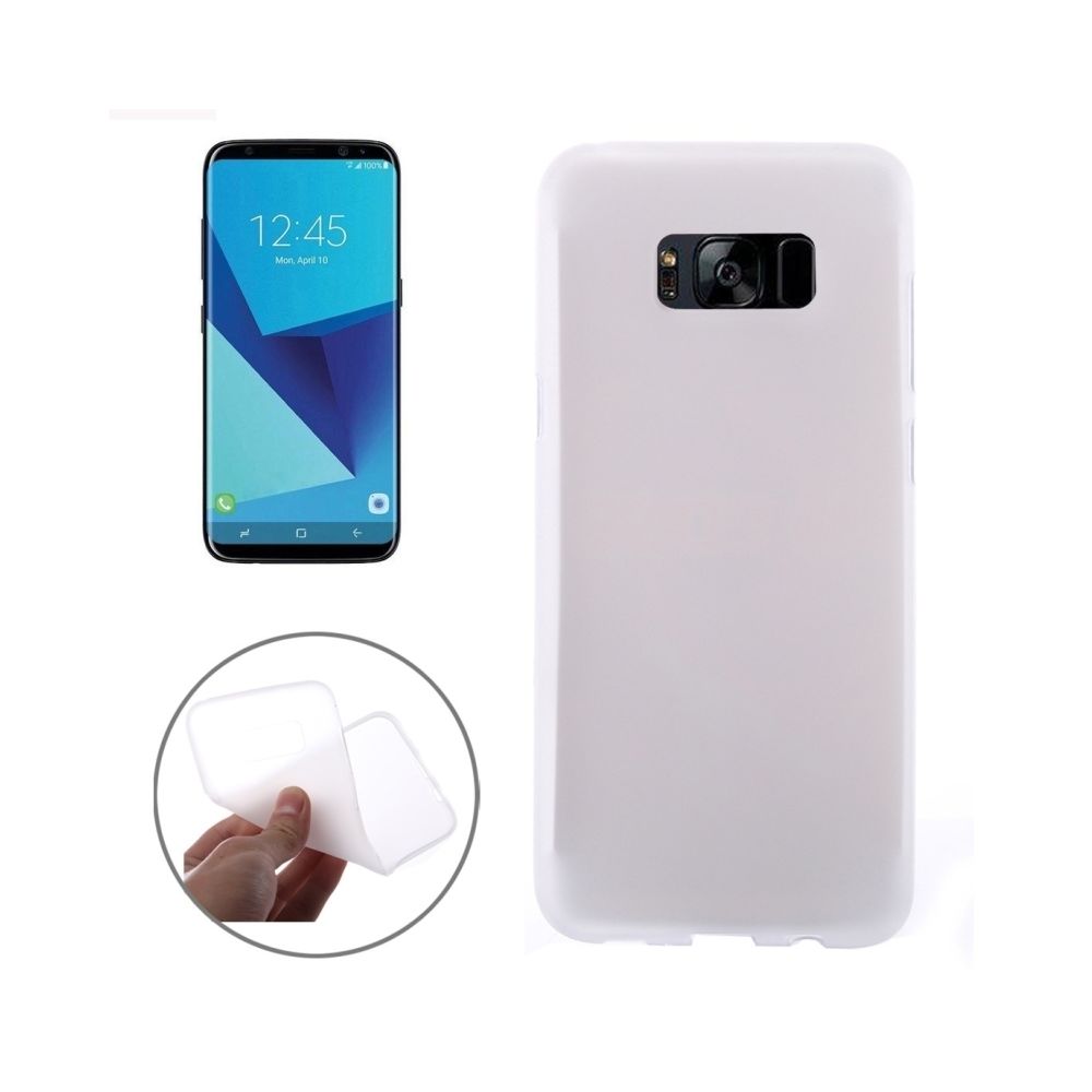 Wewoo - Coque blanc pour Samsung Galaxy S8 de protection en TPU souple givré - Coque, étui smartphone