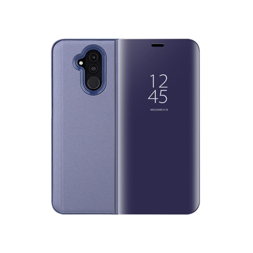 Wewoo - Étui en cuir PU avec rabat horizontal Clear View pour Huawei Mate 20 Lite, avec support (violet) - Coque, étui smartphone
