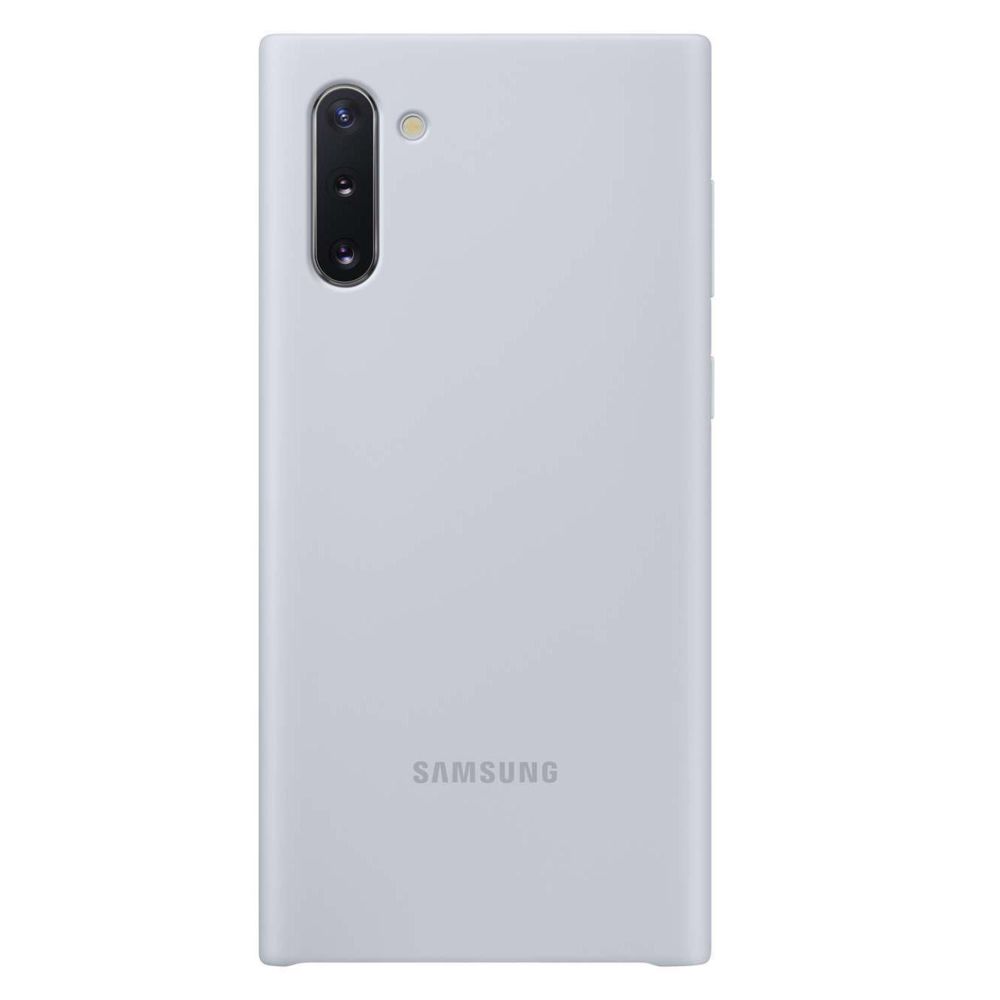 Samsung - Coque Silicone Galaxy Note10 - Gris - Coque, étui smartphone