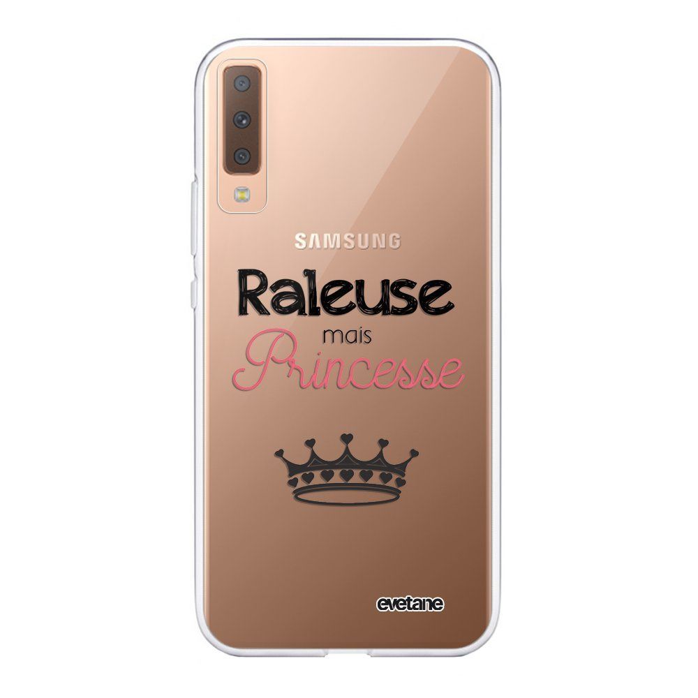 Evetane - Coque Samsung Galaxy A7 2018 360 intégrale transparente Raleuse mais princesse Ecriture Tendance Design Evetane. - Coque, étui smartphone
