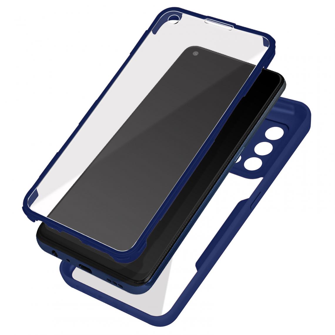 Avizar - Coque intégrale Oppo A74 4G Rigide Noir - Coque, étui smartphone