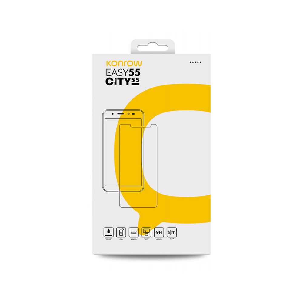 Konrow - Verre Trempé Pour Konrow Easy 55 / City 55 (9H, 0.33mm) - Protection écran smartphone
