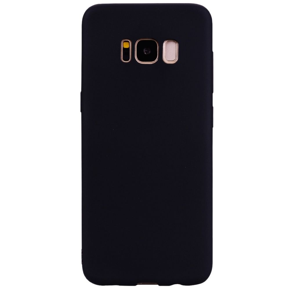 Wewoo - Coque Souple Pour Galaxy S8 Candy Color TPU Case Noir - Coque, étui smartphone