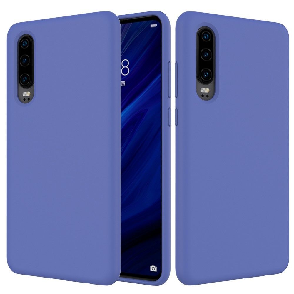 marque generique - Coque en silicone liquide violet pour votre Huawei P30 - Coque, étui smartphone