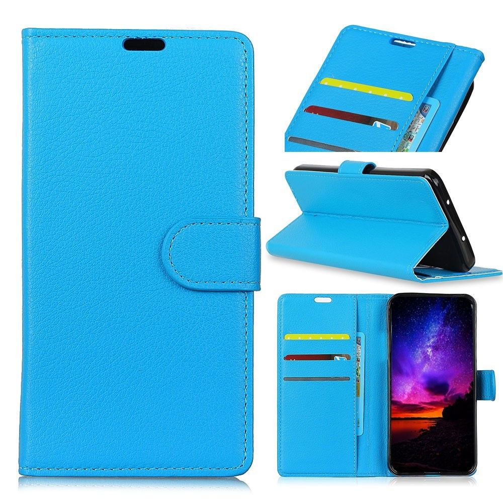 marque generique - Etui en PU magnétique bleu pour votre Huawei P30 Pro - Autres accessoires smartphone