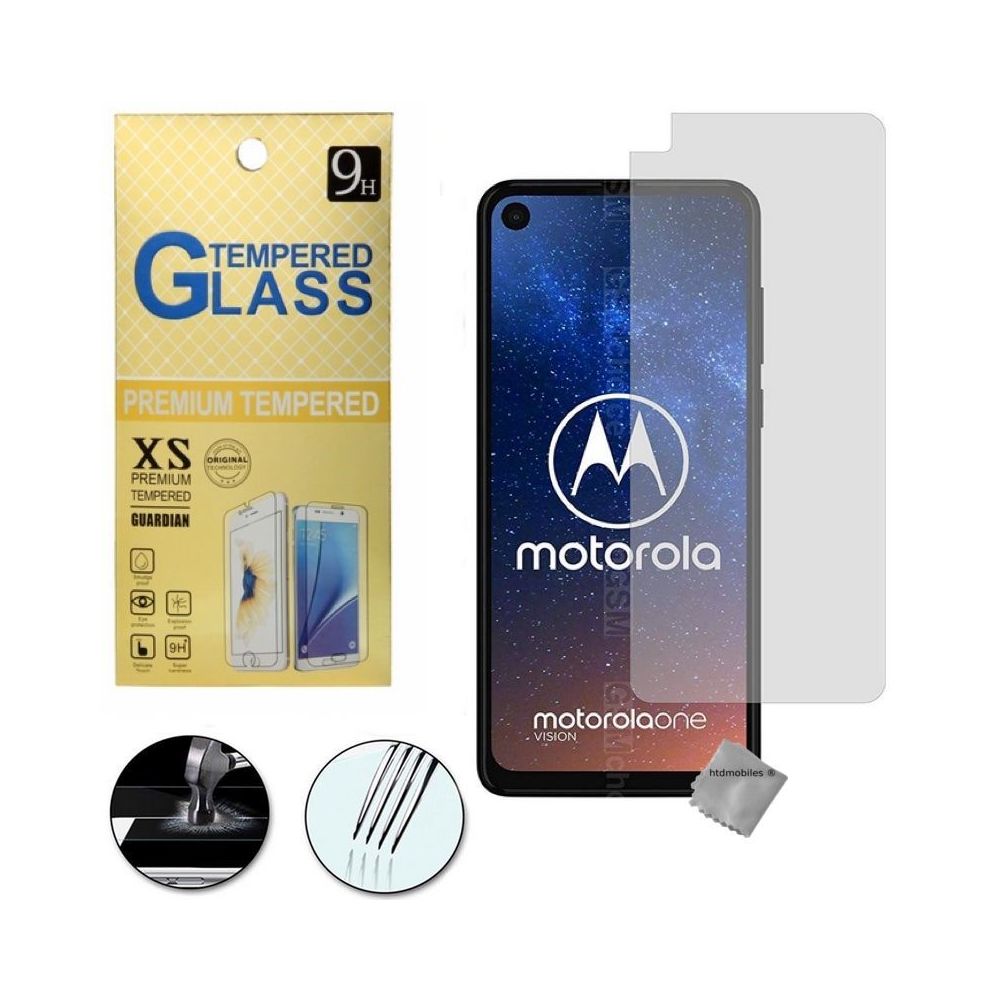 Htdmobiles - Film de protection vitre verre trempe transparent pour Motorola One Vision - Protection écran smartphone
