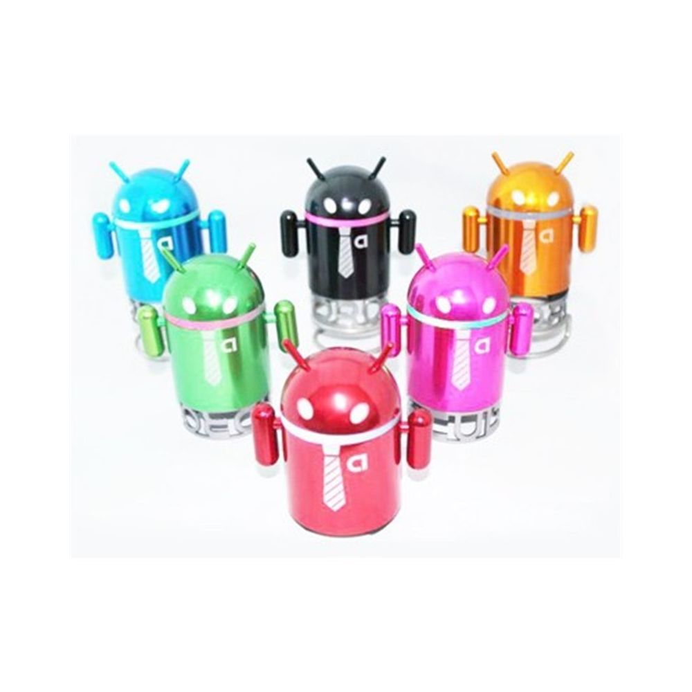 Sunnywin - Mini Haut-Parleur Aluminium Design Android (Rose) - Hauts-parleurs
