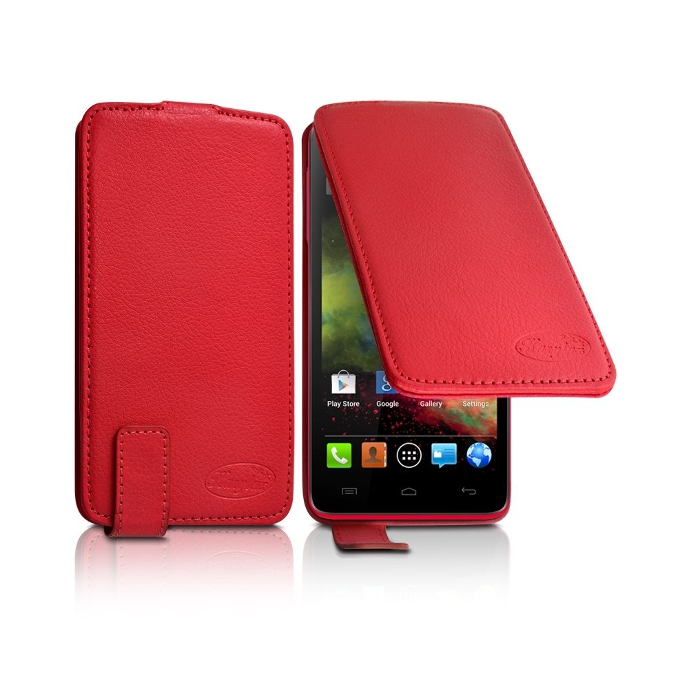 Karylax - Housse Etui Clapet Couleur rouge Universel S pour Wiko Highway Star - Autres accessoires smartphone