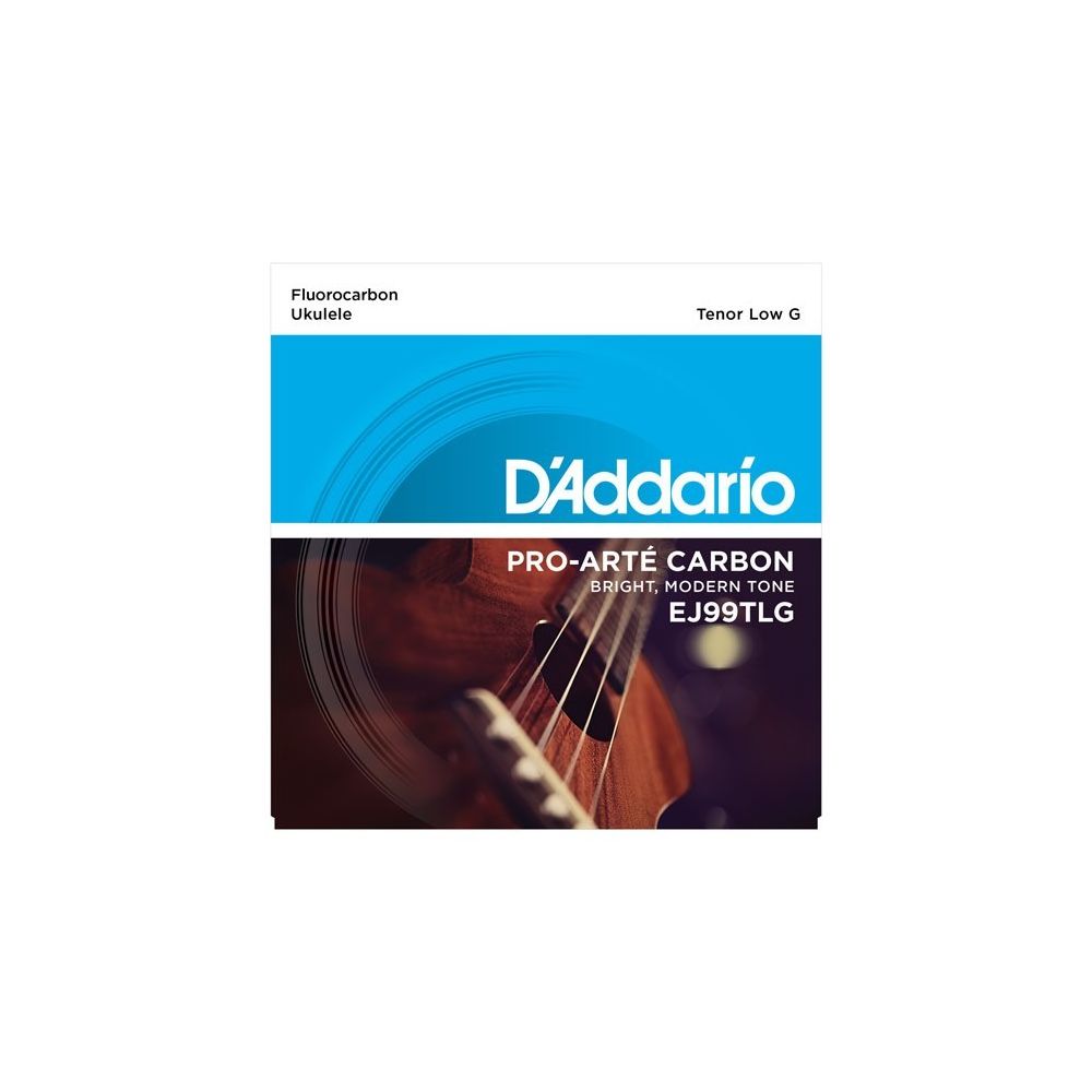 D'Addario - D'addario Pro Arté Carbon EJ99TLG - Jeu de cordes ukulélé Ténor sol grave - Accessoires instruments à cordes