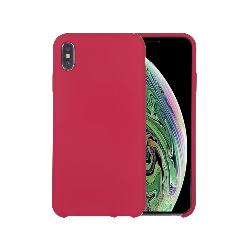 Wewoo - Coque Souple silicone pleine couverture Four Corners pour iPhone XR Rose Red - Coque, étui smartphone
