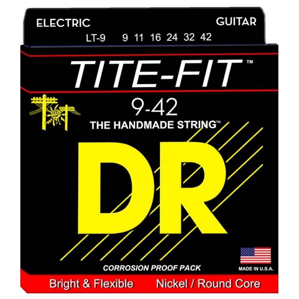 Dr - DR LT9 9-42 Tite Fit Lite-Tite - Jeu de cordes guitare électrique - Accessoires instruments à cordes
