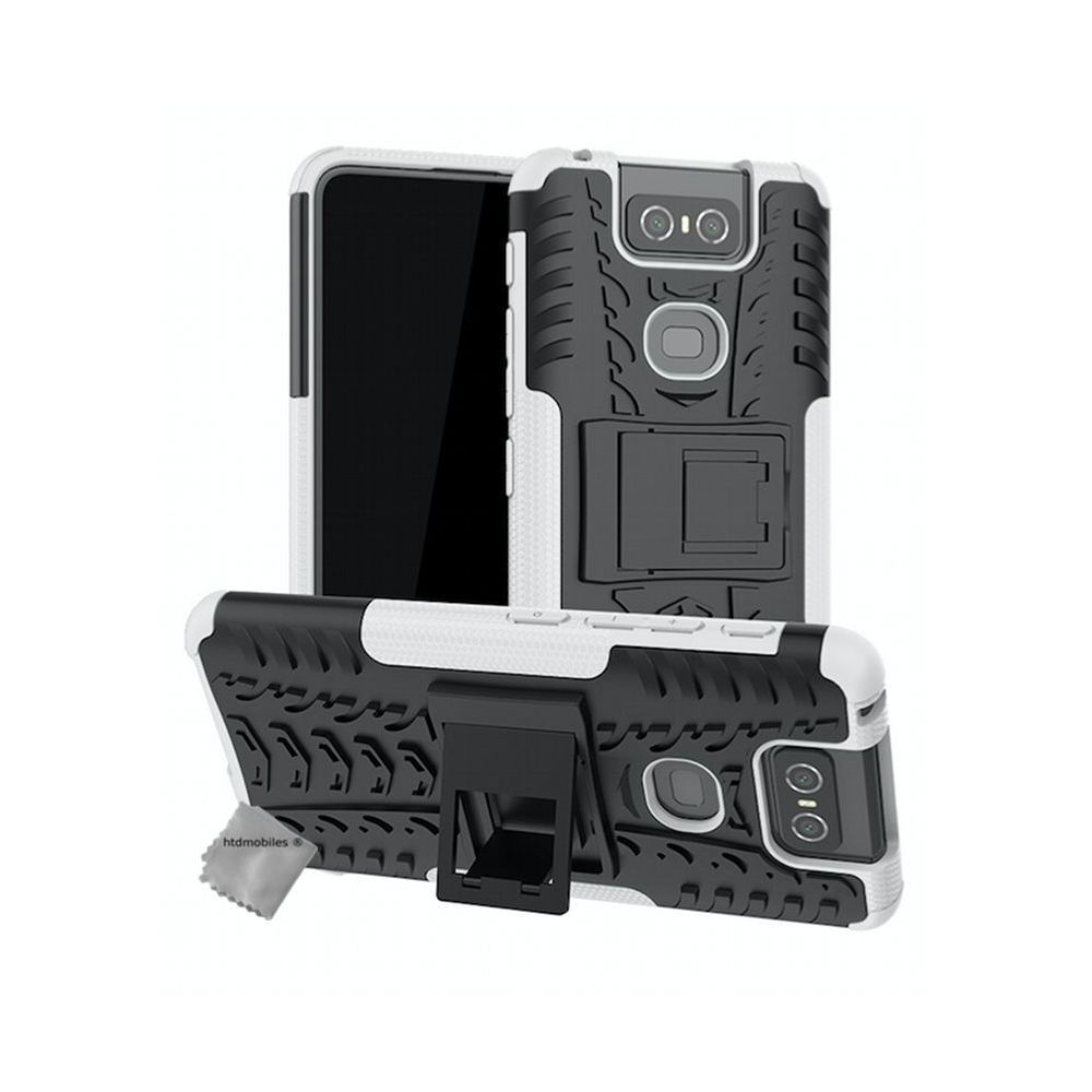 Htdmobiles - Housse etui coque rigide anti choc pour Asus Zenfone 6 ZS630KL + film ecran - BLANC - Autres accessoires smartphone