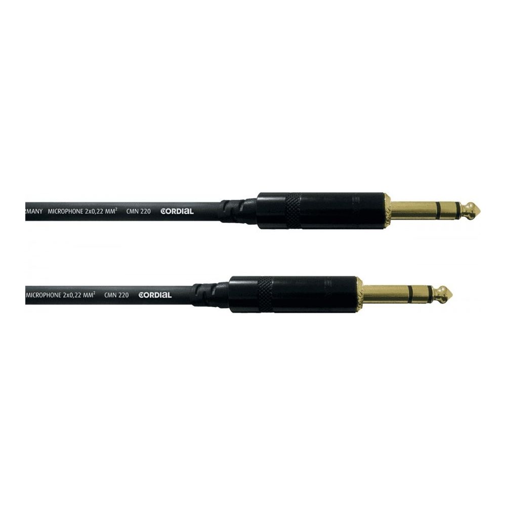 Cordial - Cordial CFM0.9VV - Câble audio jack-jack stéréo mâle 90 cm - Effets et périphériques