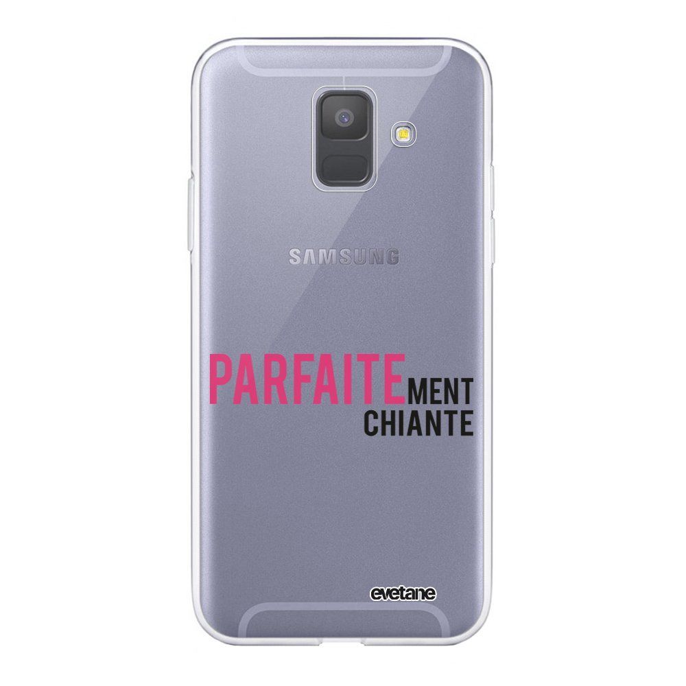 Evetane - Coque Samsung Galaxy A6 2018 souple transparente Parfaitement chiante Motif Ecriture Tendance Evetane. - Coque, étui smartphone