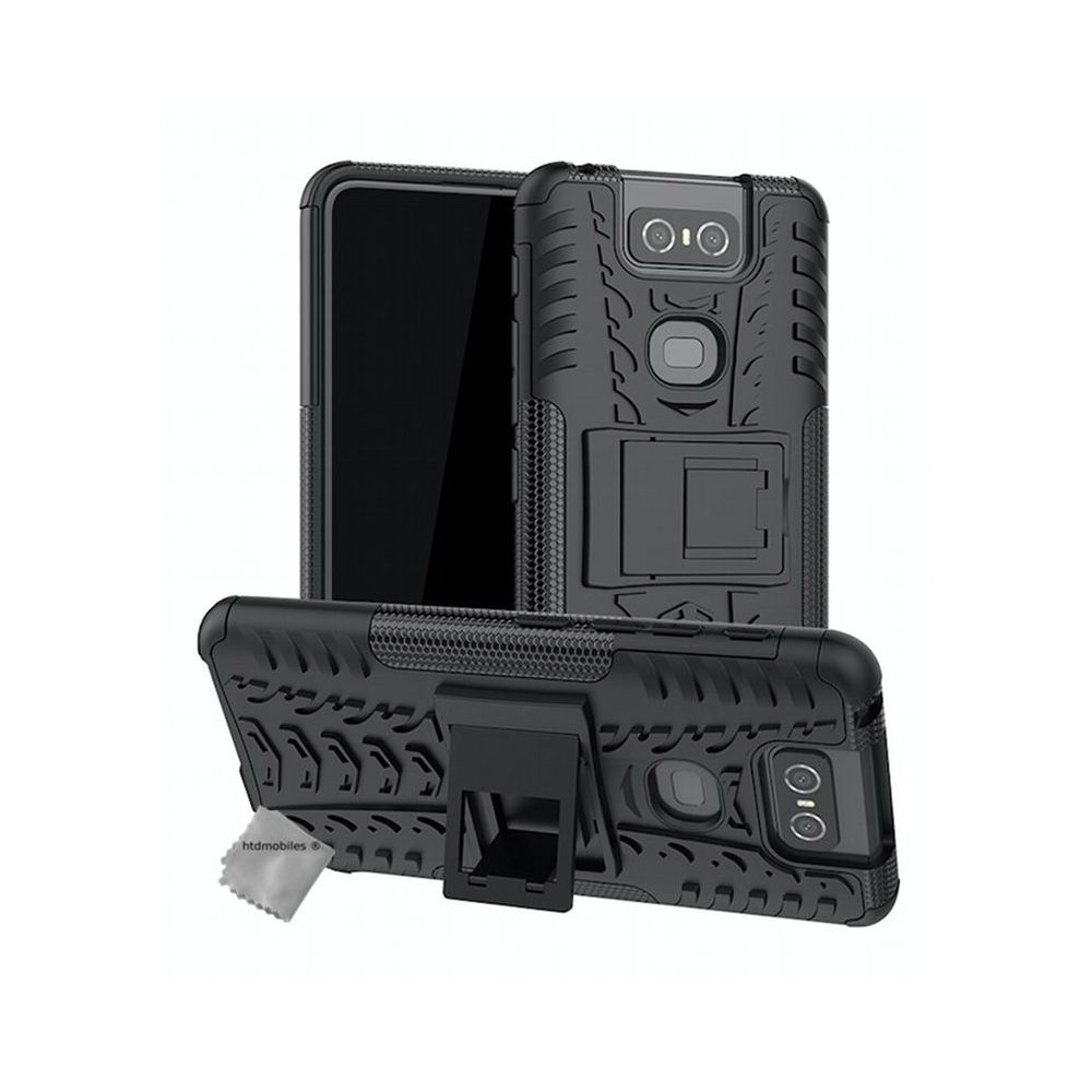 Htdmobiles - Housse etui coque rigide anti choc pour Asus Zenfone 6 ZS630KL + film ecran - NOIR - Autres accessoires smartphone
