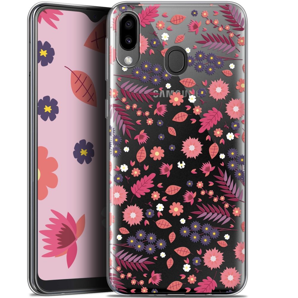 Caseink - Coque Pour Samsung Galaxy M20 (6.3 ) [Gel HD Collection Spring Design Printemps - Souple - Ultra Fin - Imprimé en France] - Coque, étui smartphone