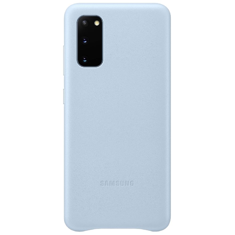 Samsung - Coque en cuir pour Galaxy S20 Bleu - Coque, étui smartphone