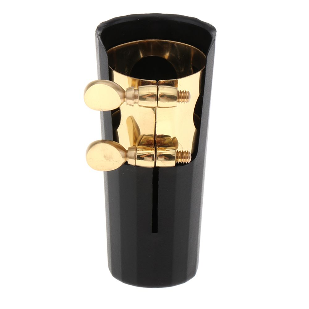 marque generique - Couvre-embouchure de saxophone saxophone alto et ligature de cuivre doré - Accessoires instruments à vent