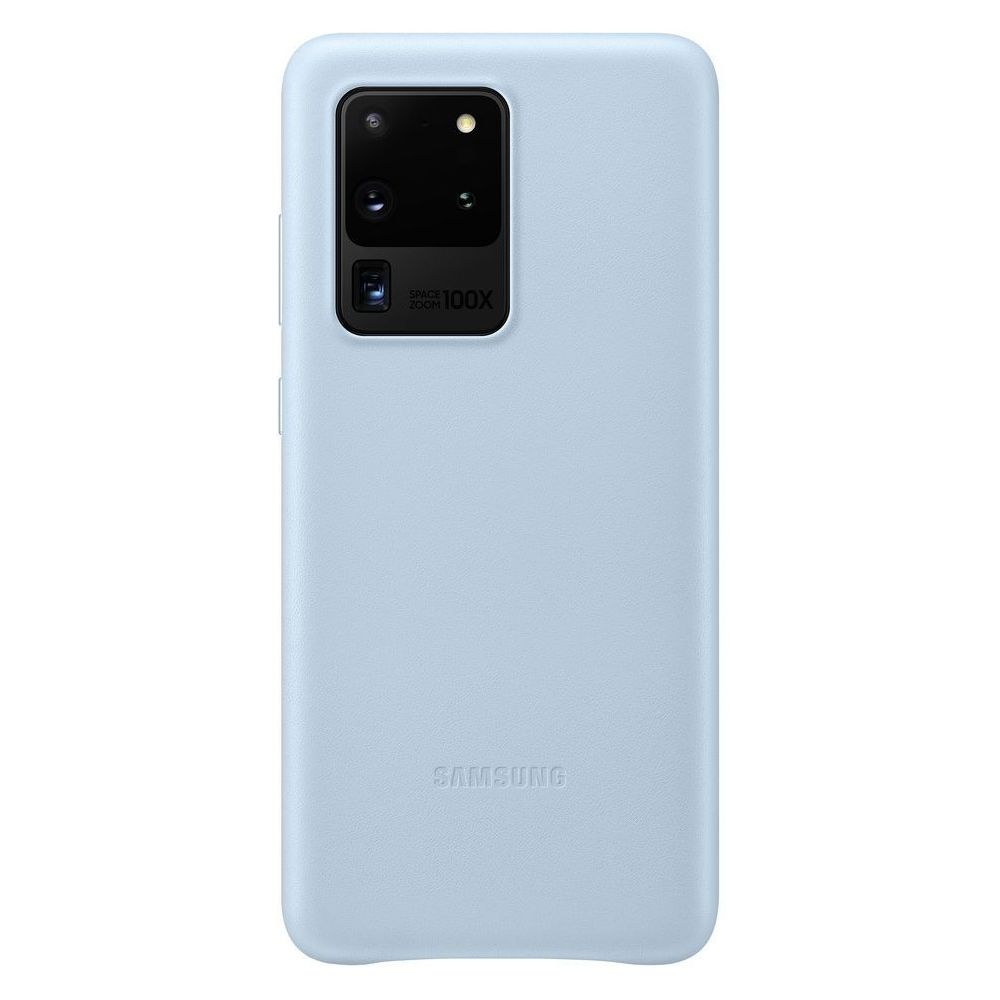 Samsung - Coque en cuir pour Galaxy S20 ULTRA 5G Bleu - Coque, étui smartphone