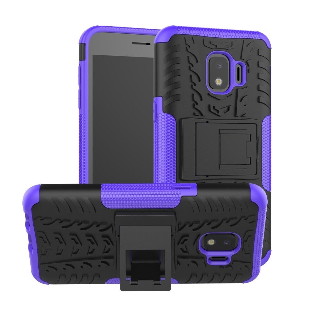 marque generique - Coque en TPU Combo pneu froid violet pour votre Samsung Galaxy J2 Core - Autres accessoires smartphone
