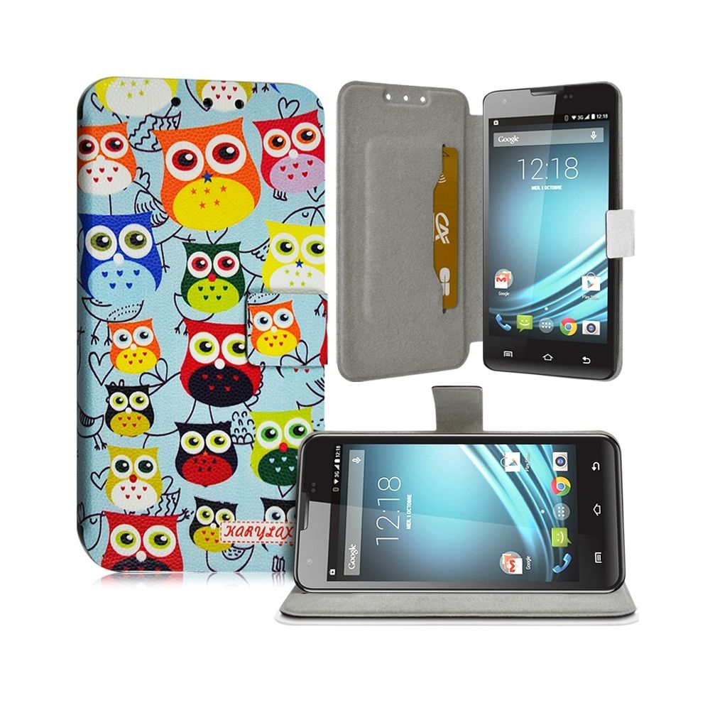 Karylax - Housse Coque Etui Universel M Motif KJ23 pour LG K3 - Autres accessoires smartphone