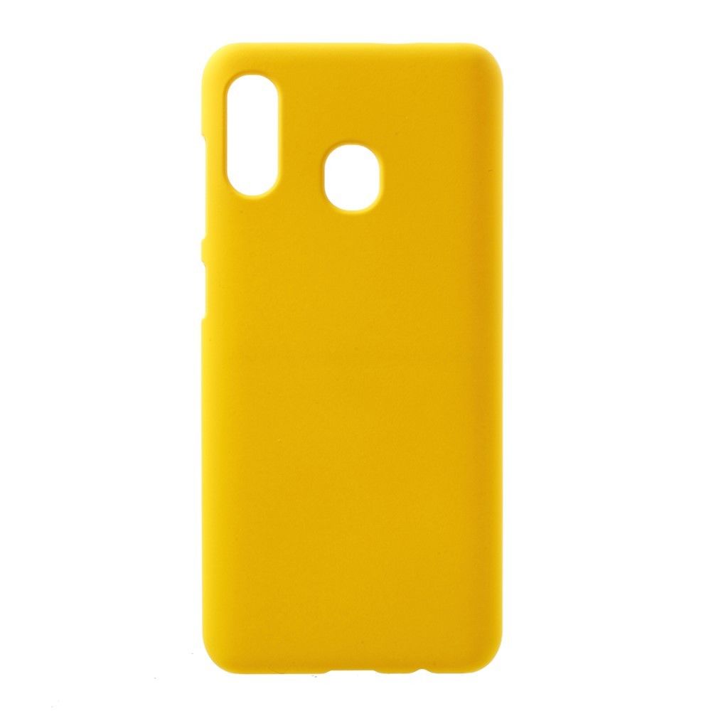 marque generique - Coque en TPU rude jaune pour votre Samsung Galaxy A30 - Coque, étui smartphone