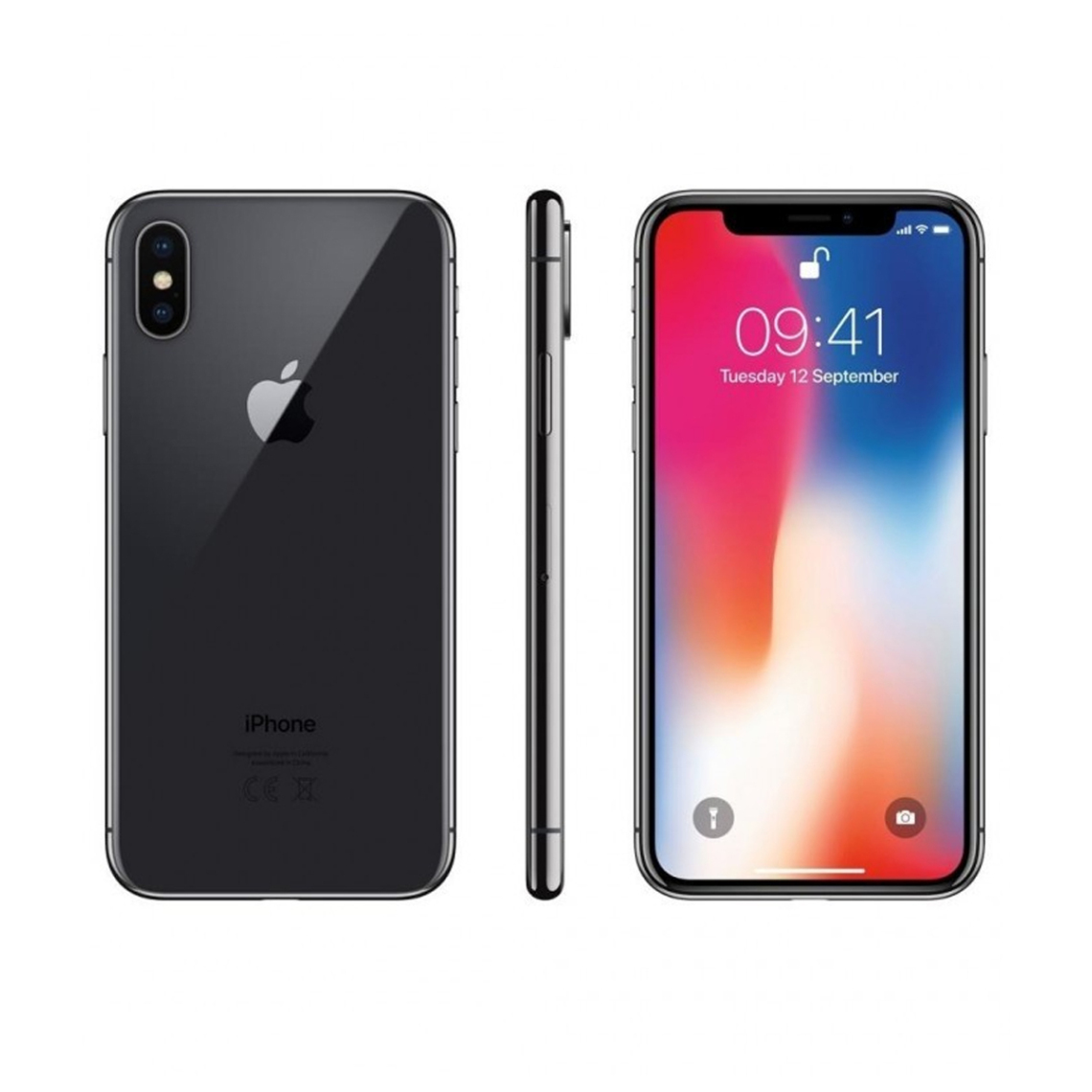 Apple - Apple iPhone X - 64GB - Space gray - iPhone