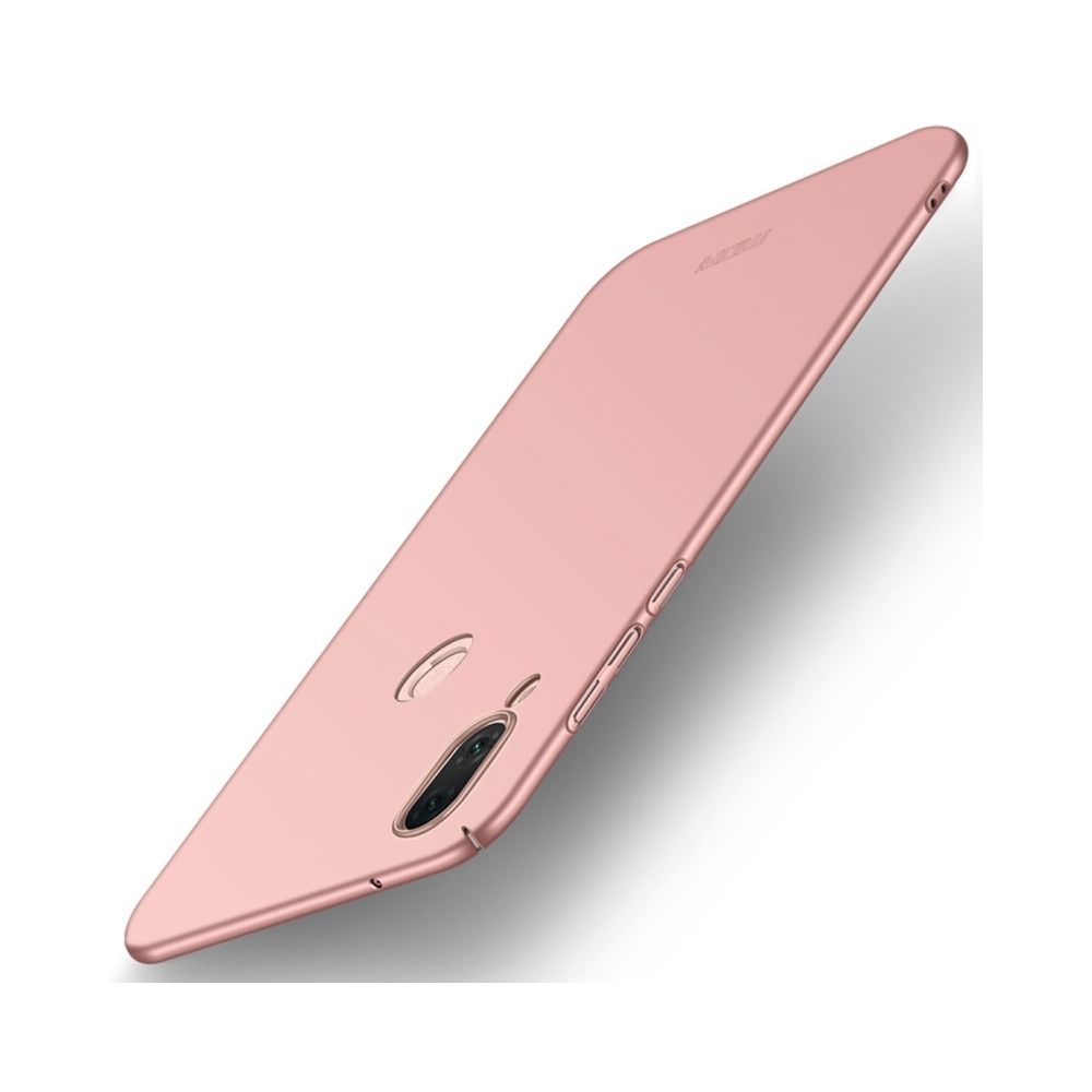 Wewoo - Coque or rose pour Huawei P20 Lite givré PC bord ultra-mince entièrement enveloppé étui de protection arrière - Coque, étui smartphone