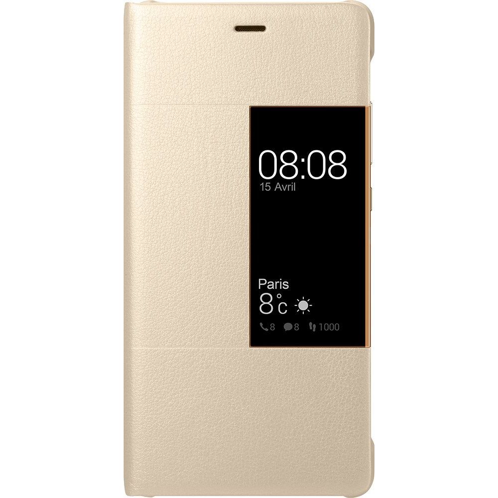 Huawei - Etui folio doré Huawei HW51991509 pour P9 - Coque, étui smartphone