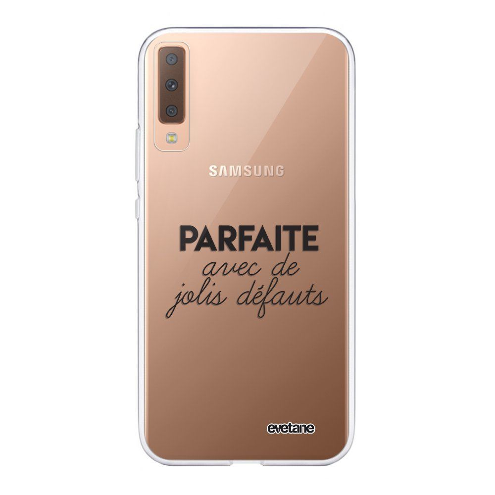 Evetane - Coque Samsung Galaxy A7 2018 360 intégrale transparente Parfaite Avec De Jolis Défauts Ecriture Tendance Design Evetane. - Coque, étui smartphone