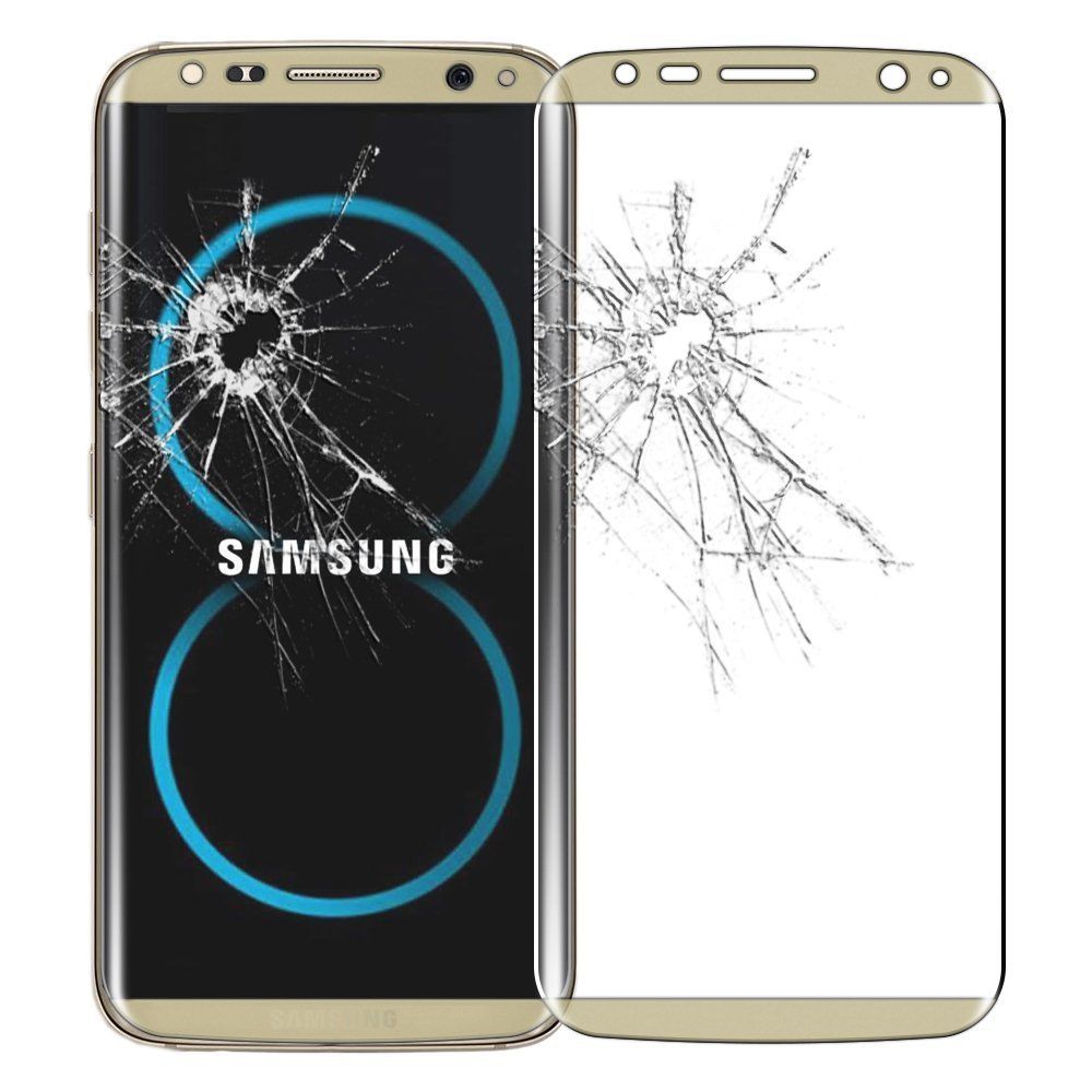 Cabling - CABLING® Film verre trempé pour Samsung Galaxy S8 incurvé or - Protection écran smartphone