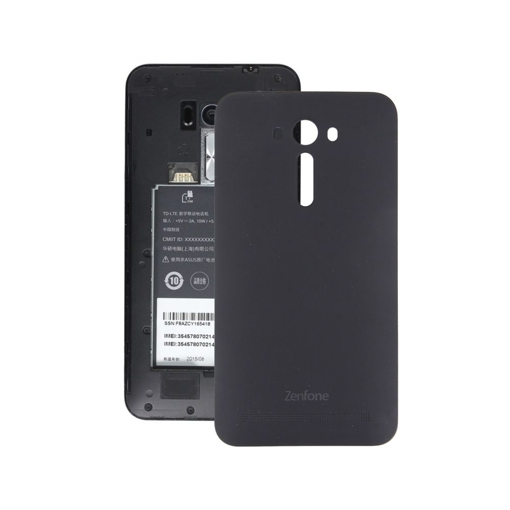 Wewoo - Coque arrière noir pour 5,5 pouces Asus Zenfone 2 Laser / ZE550KL couvercle arrière de la batterie pièce détachée - Autres accessoires smartphone